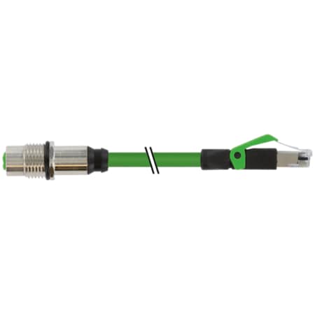 Murrelektronik M12 female 0 Degree with cable, PUR 4x0.34 gy UL/CSA+drag chain 3m 7000-44851-7940150